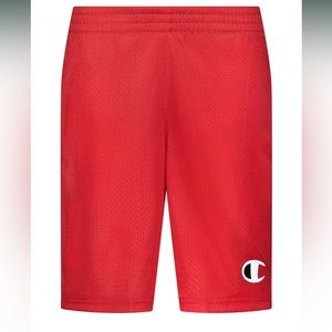 Champion Boys Hertiage Script Mesh Short-Small‎